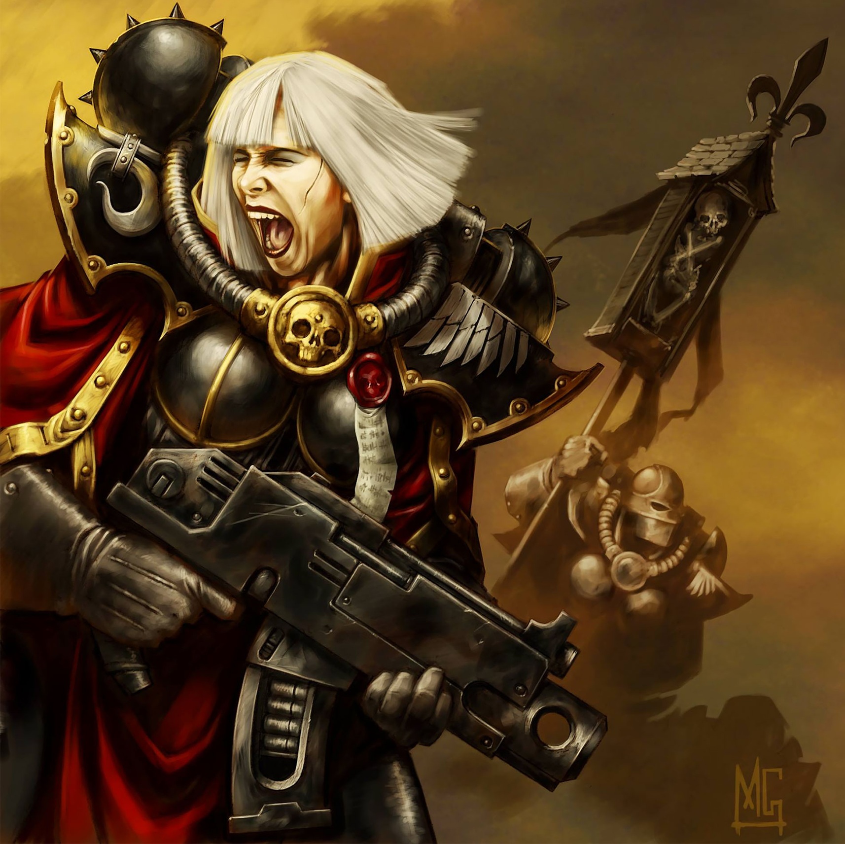 Adepta Sororitas Celestian Oldhammer