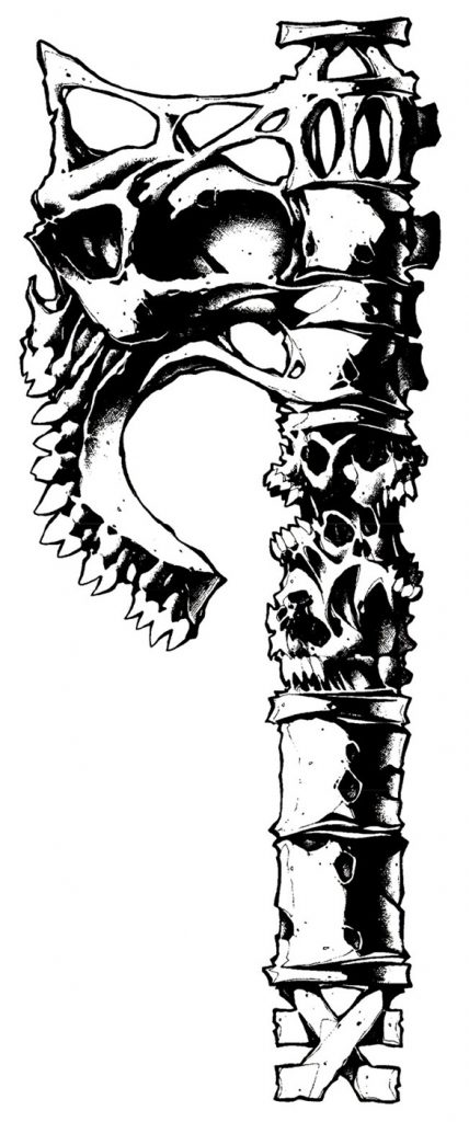 Axes of Khorne Oldhammer Art