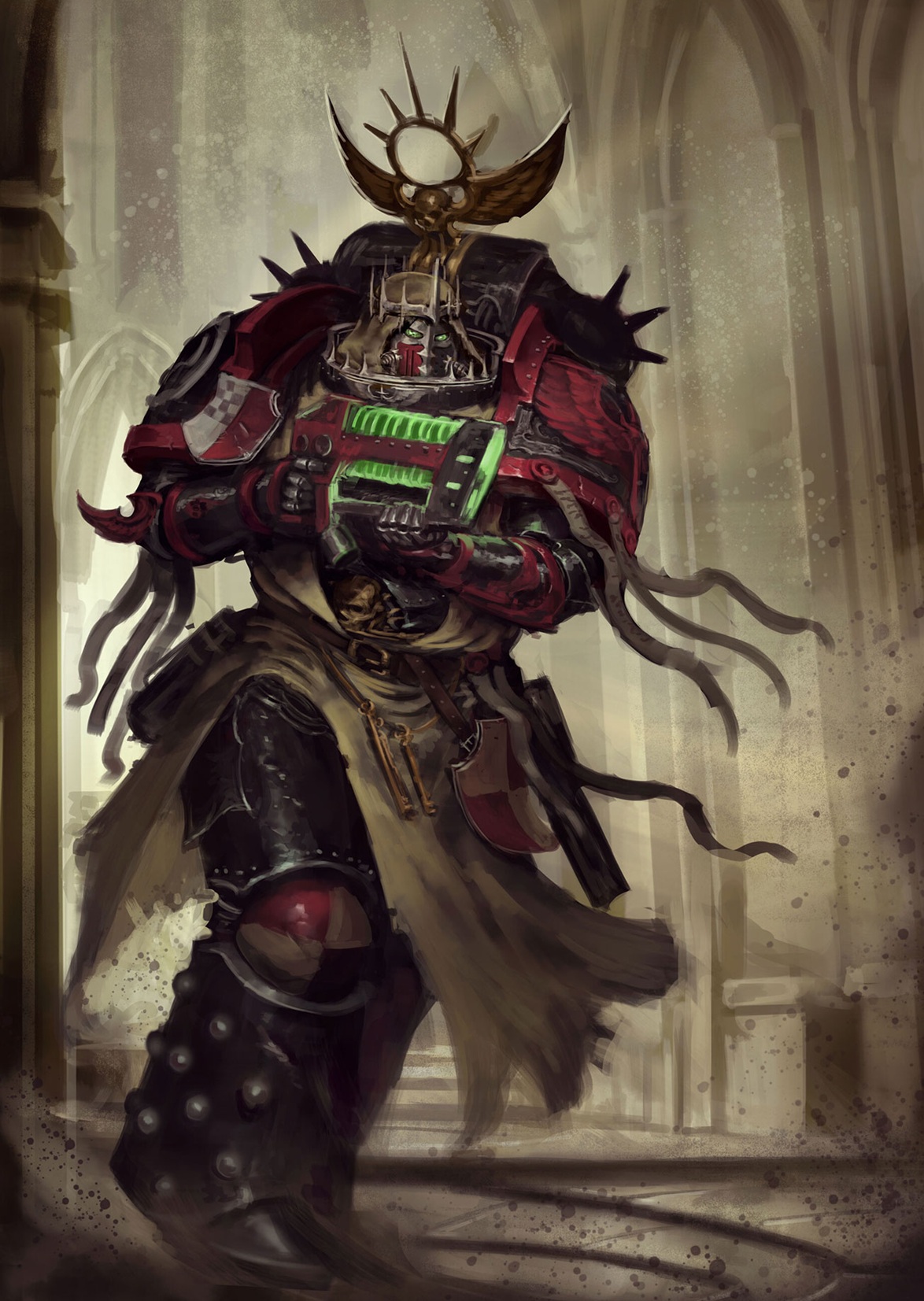 Dark Angel Fallen Warhammer Art