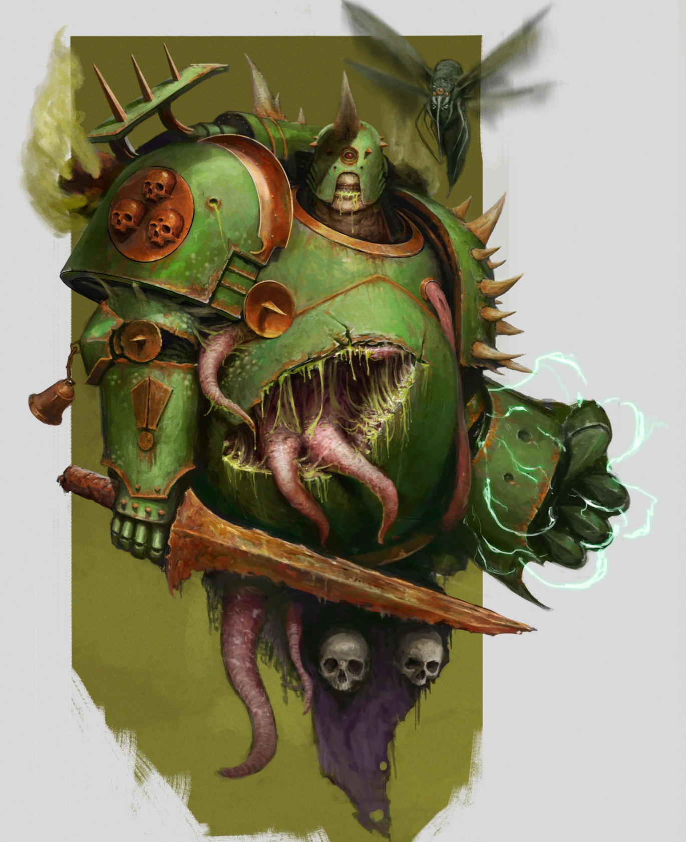 Death Guard Chaos Space Marine Wonderful Art