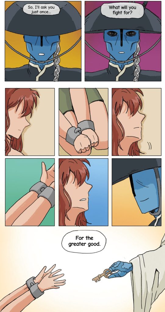 Fighting for the greater good meme