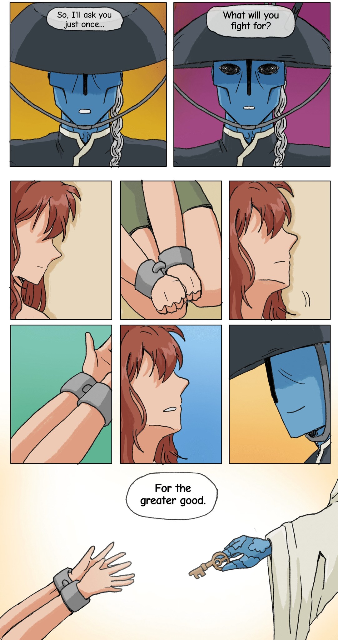 Fighting for the greater good meme