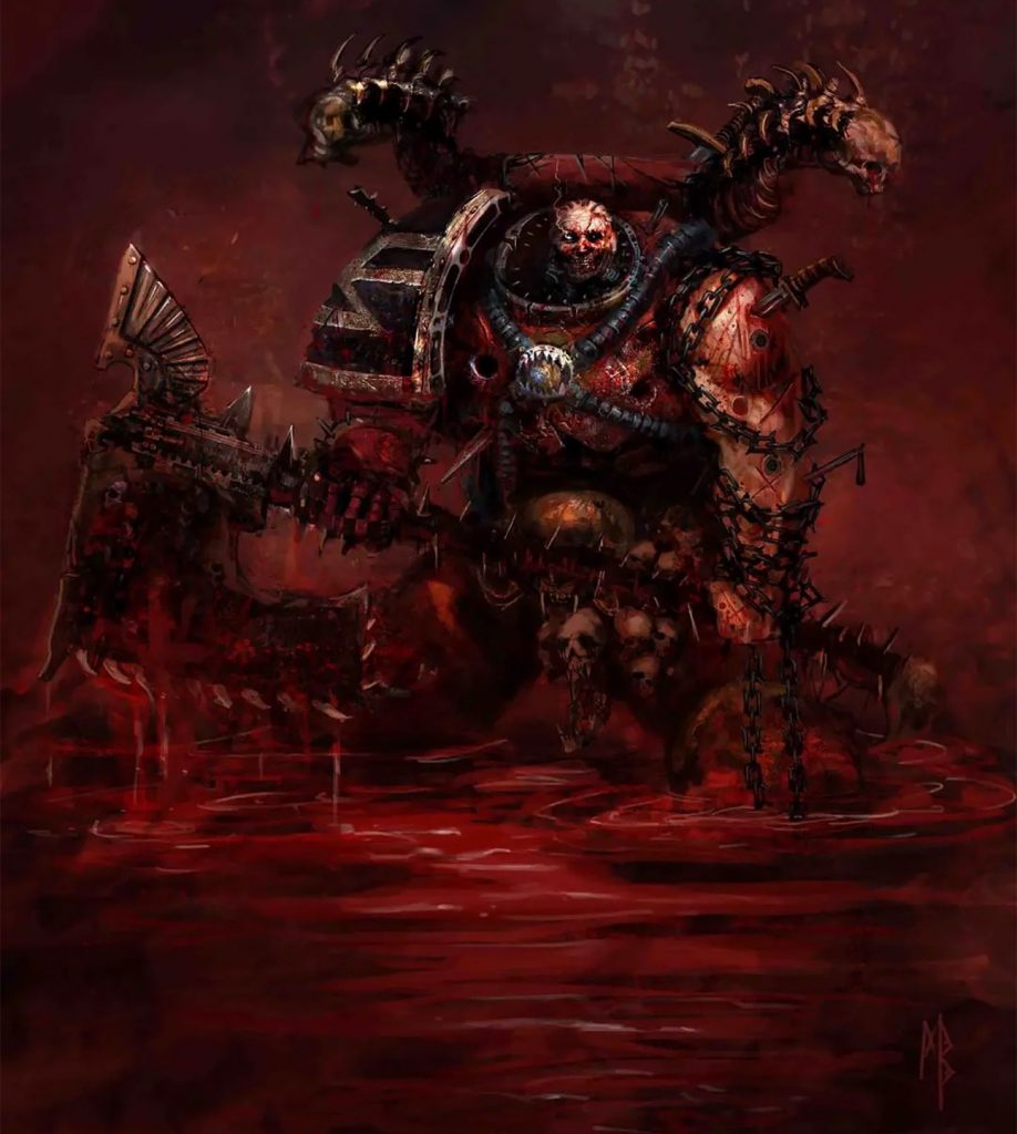Kharn the Betrayer Amazing Warhammer Art