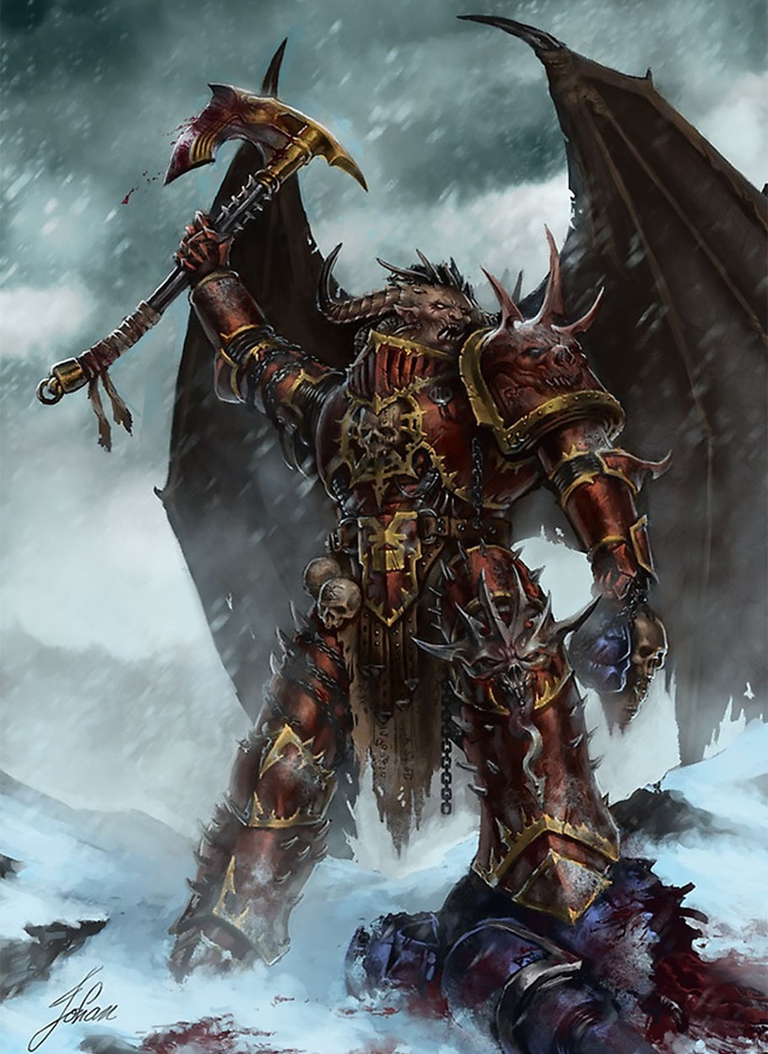 Khorne Daemon Prince Artwork
