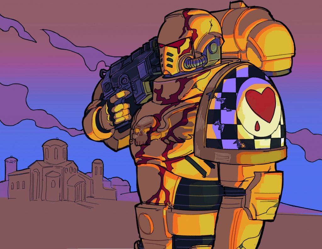 Lamenters Space Marine Warhammer Art