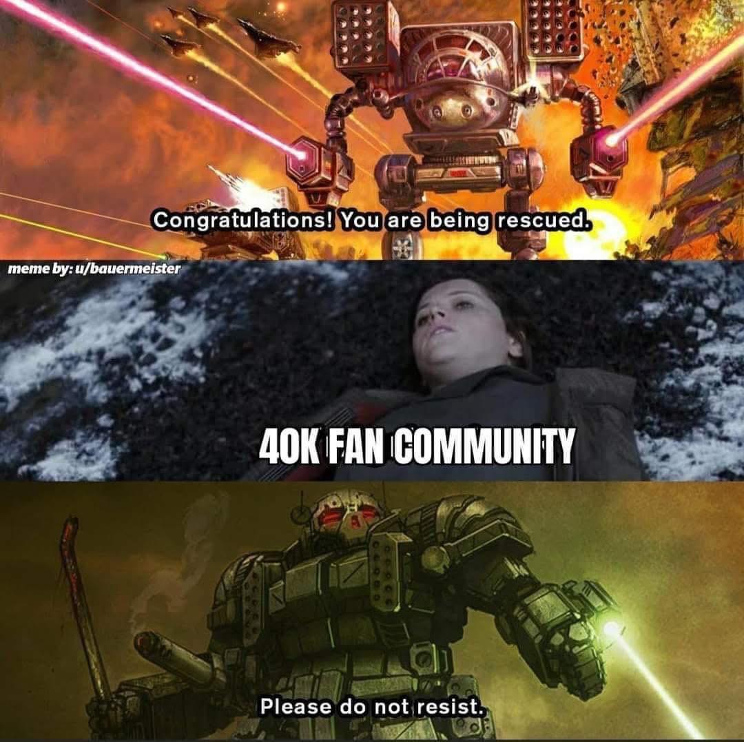 40k fan community by Aaron Burrow