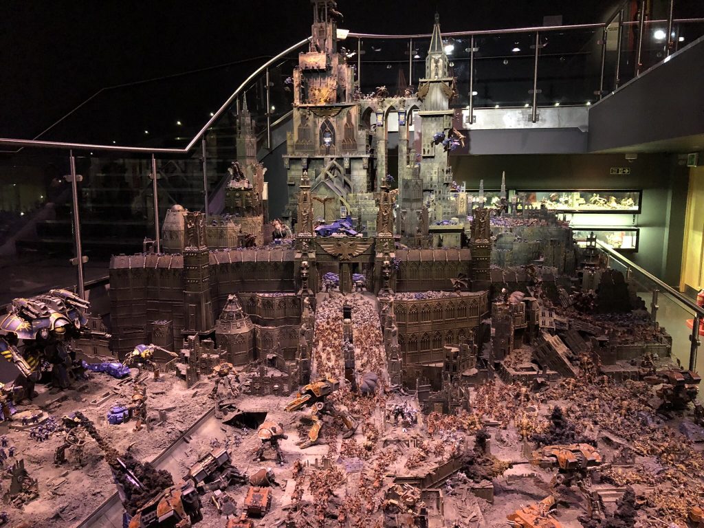 Battle of Angelus Prime Warhammer 40k diorama Part 2