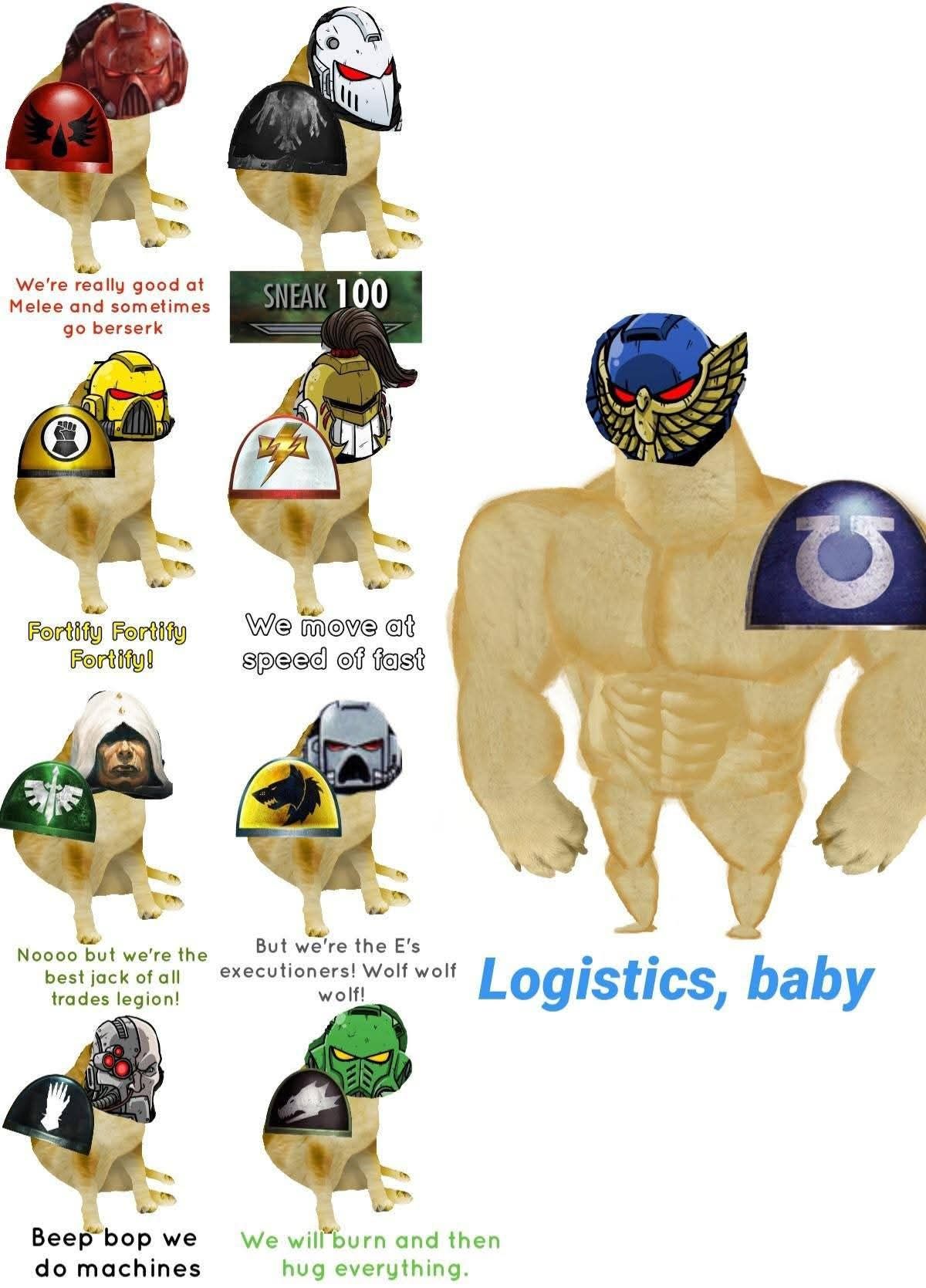 Some space marine chapters just arent the same