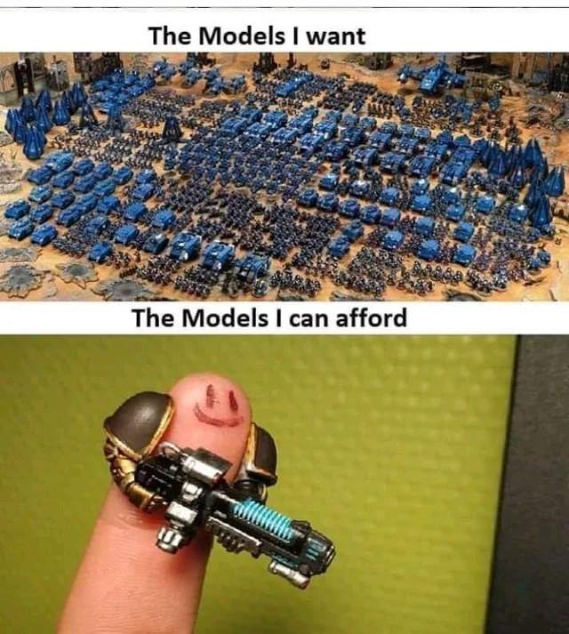 The models I want the models I can afford