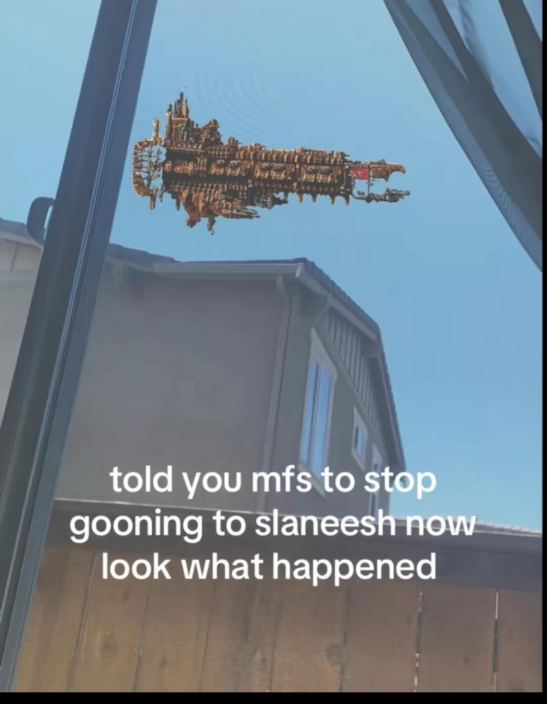 mfs gooning to Slaanesh now we gooning for eternity