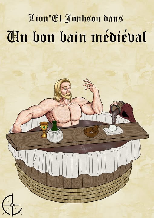 Lion El Jonhson In a Bath