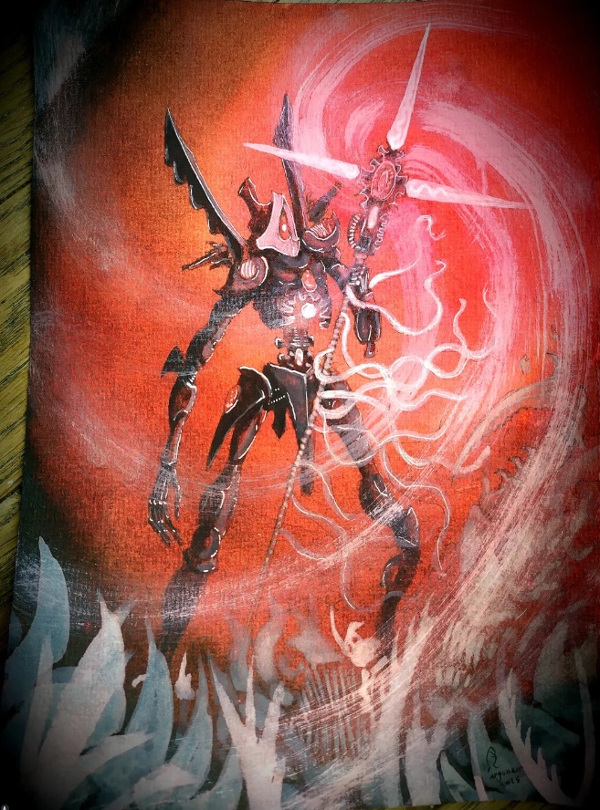 Mystic Fey, Aeldari Knight, Fan-Made Lore
