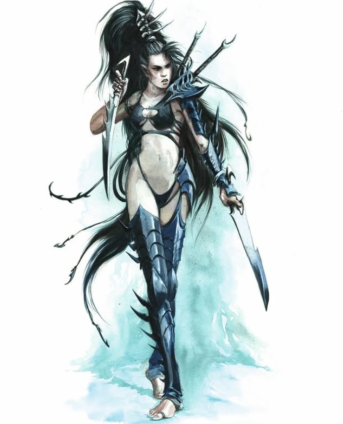 Lelith Hesperax, Leader of Wych Cult of Strife, Drukhari