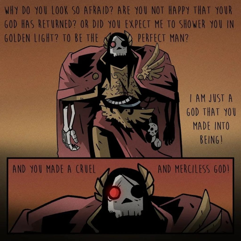 Are you happy that your God has returned?!