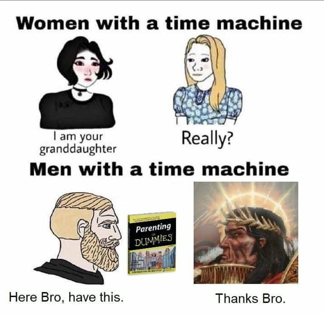 Dude needed more than a book, that’s for sure