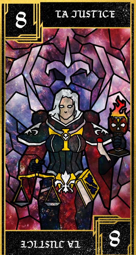 Alicia Dominica, Sister of Battle Tarot Card