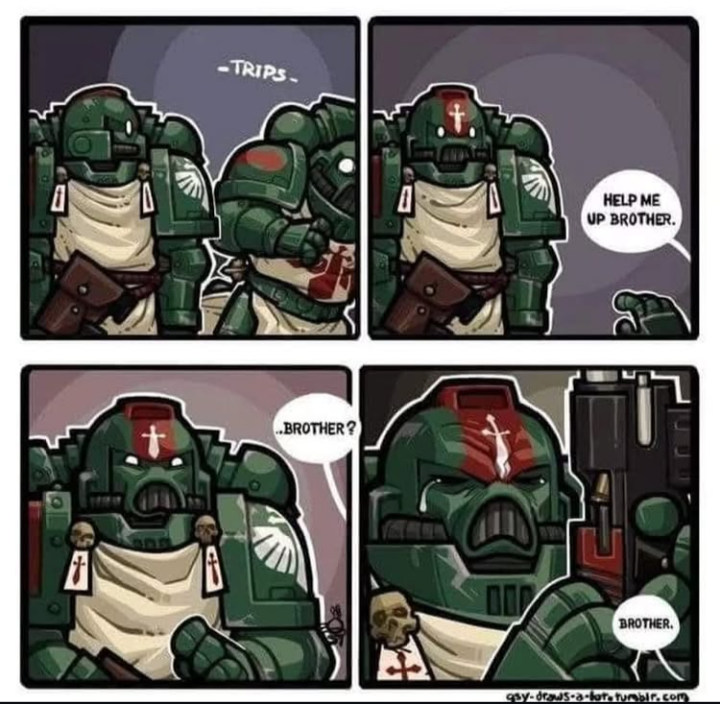 Help me up brother…