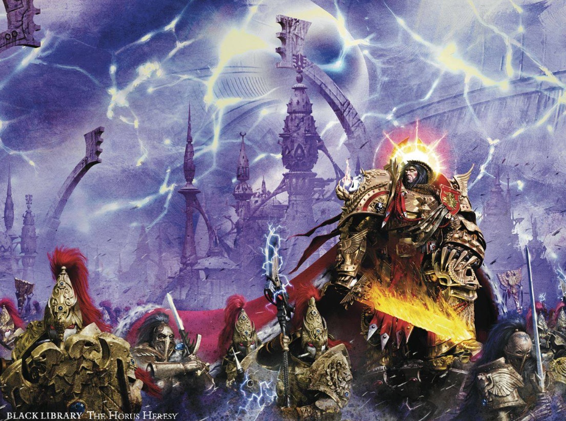 Emperor of Mankind Leading Custodes and Sisters of Silence