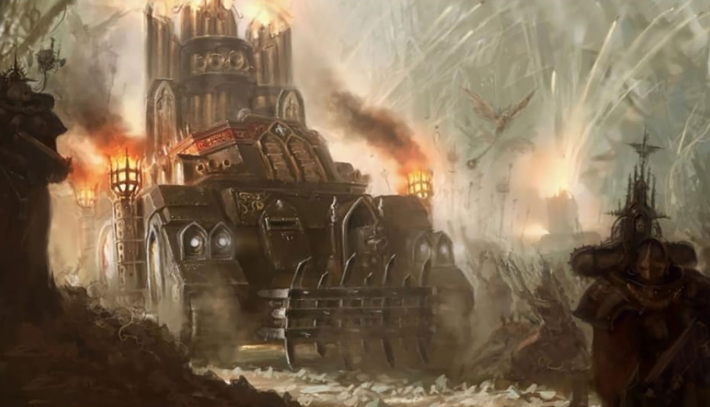 Adepta Sororitas Battle Tank Exorcist