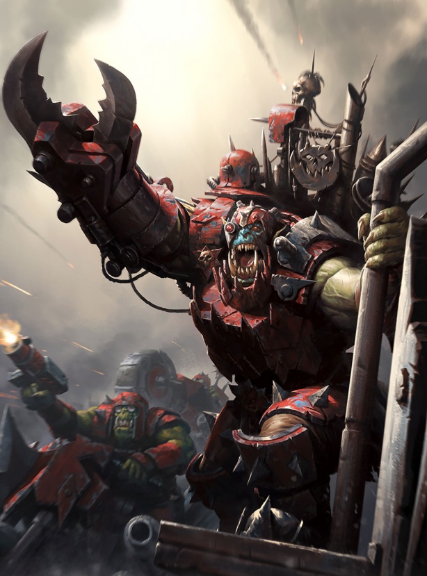 Gorzod Warboss Ork Leads His Speed Freaks Orks