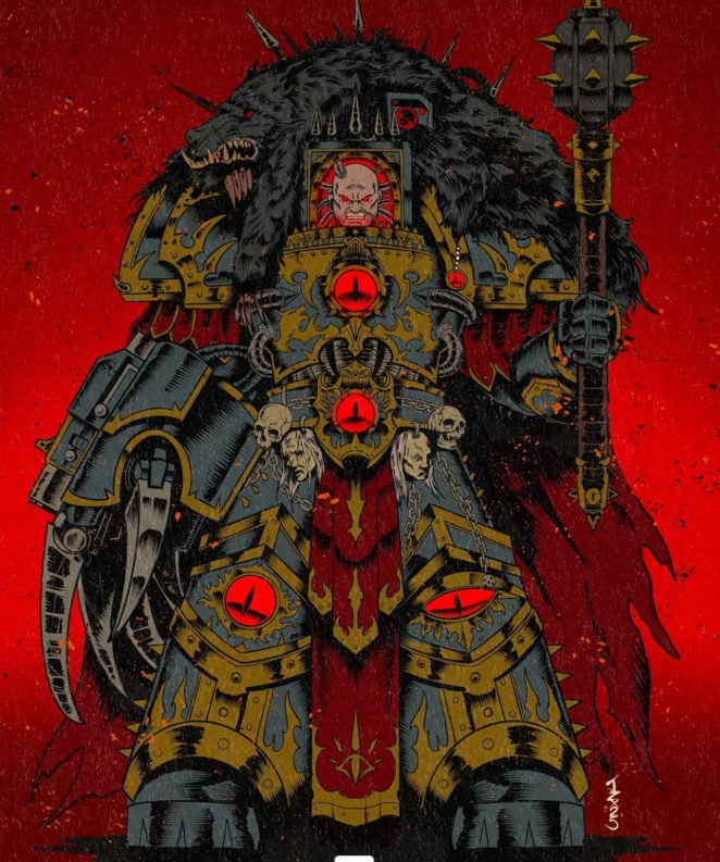 Horus Lupercal Warhammer 40k Portrait