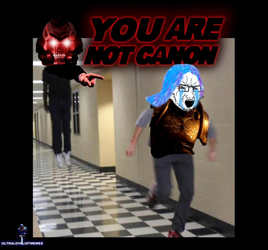 You are not canon!