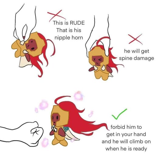 Hahaah, he already got spine damage, so don’t worry