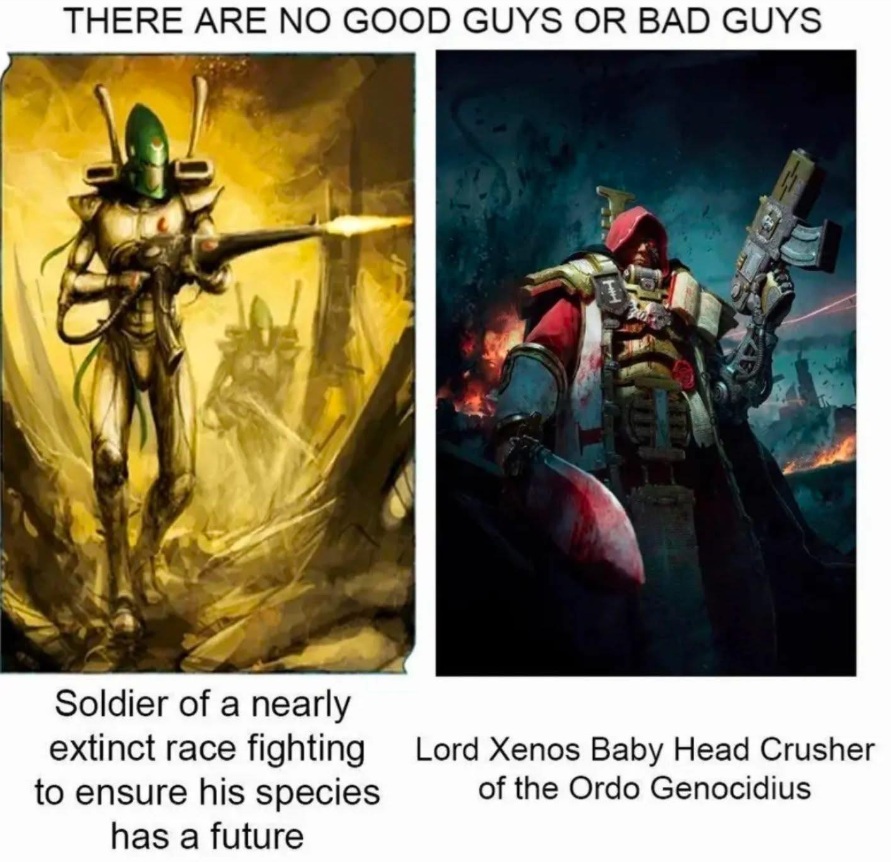There are no good guys or bad guys