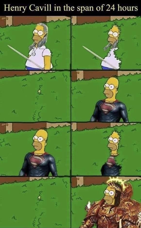 Henry Cavill in the span of 24 hours