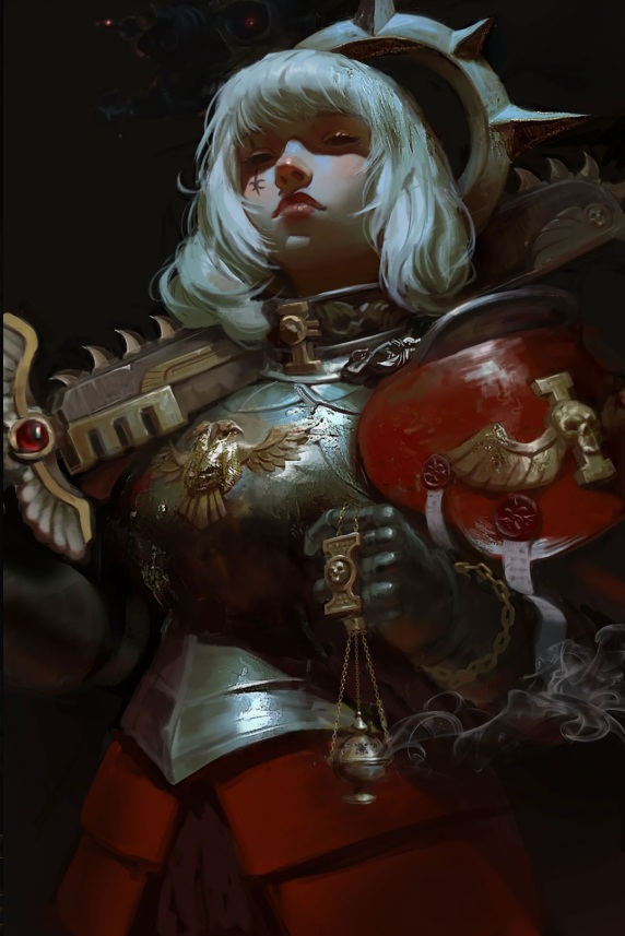 Sister of Battle Beautiful Artwork