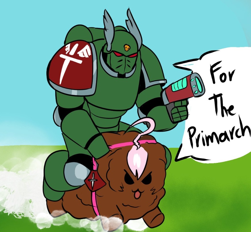 Running into Battle Warhammer 40k Cartoon