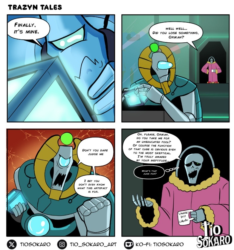 Inner Trazyn “it’s not a mood light?”