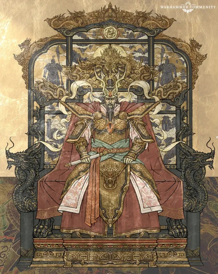 Celestial Dragon Emperor, Grand Cathay Warhammer Fantasy