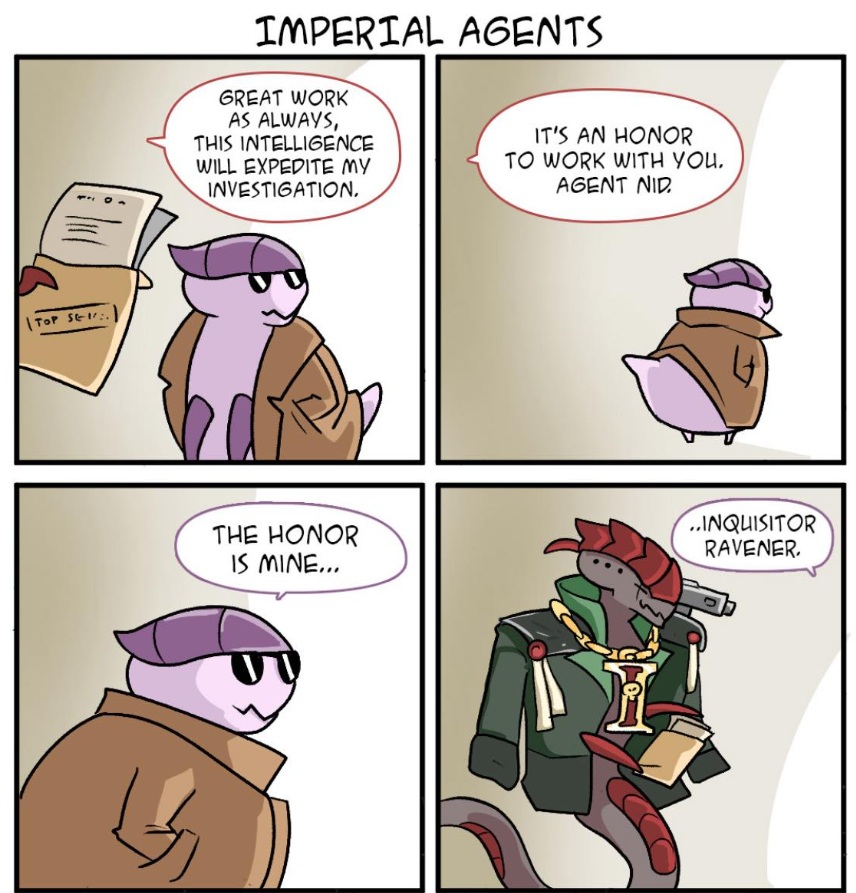 Ravenor is looking a little thin. Hope he’s okay