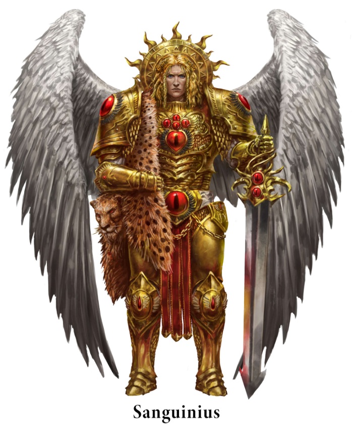 Sanguinius Beautiful Illustration
