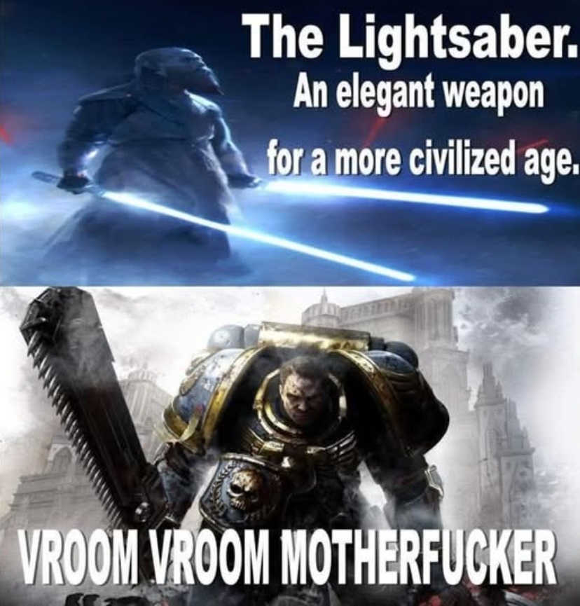 VROOM VROOM! Warhammer Star Wars Crossover Meme