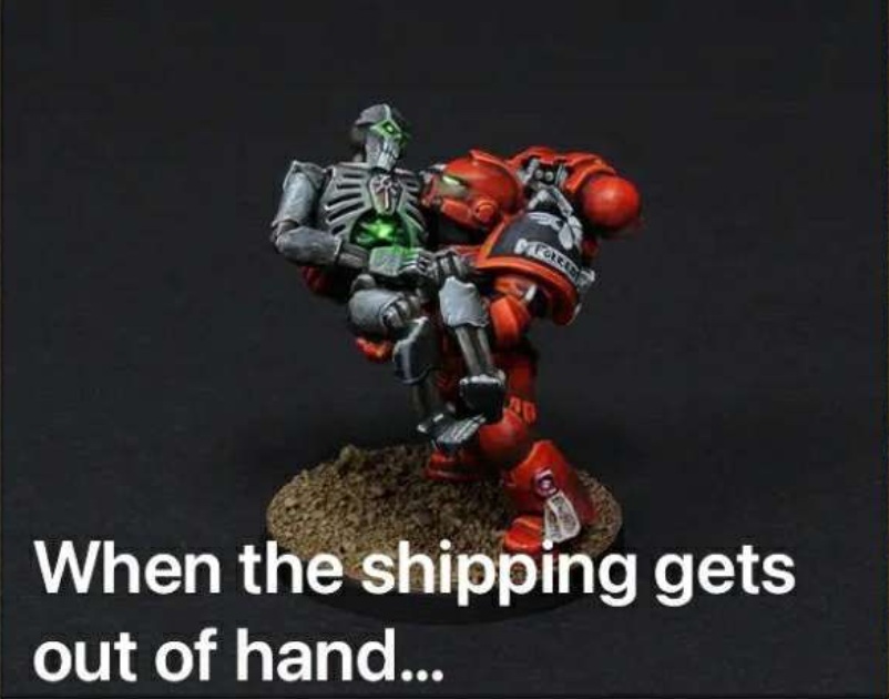 When the shipping gets of out hand