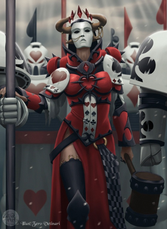 Red Queen, Servant of Slaanesh, Fan-Created Lore