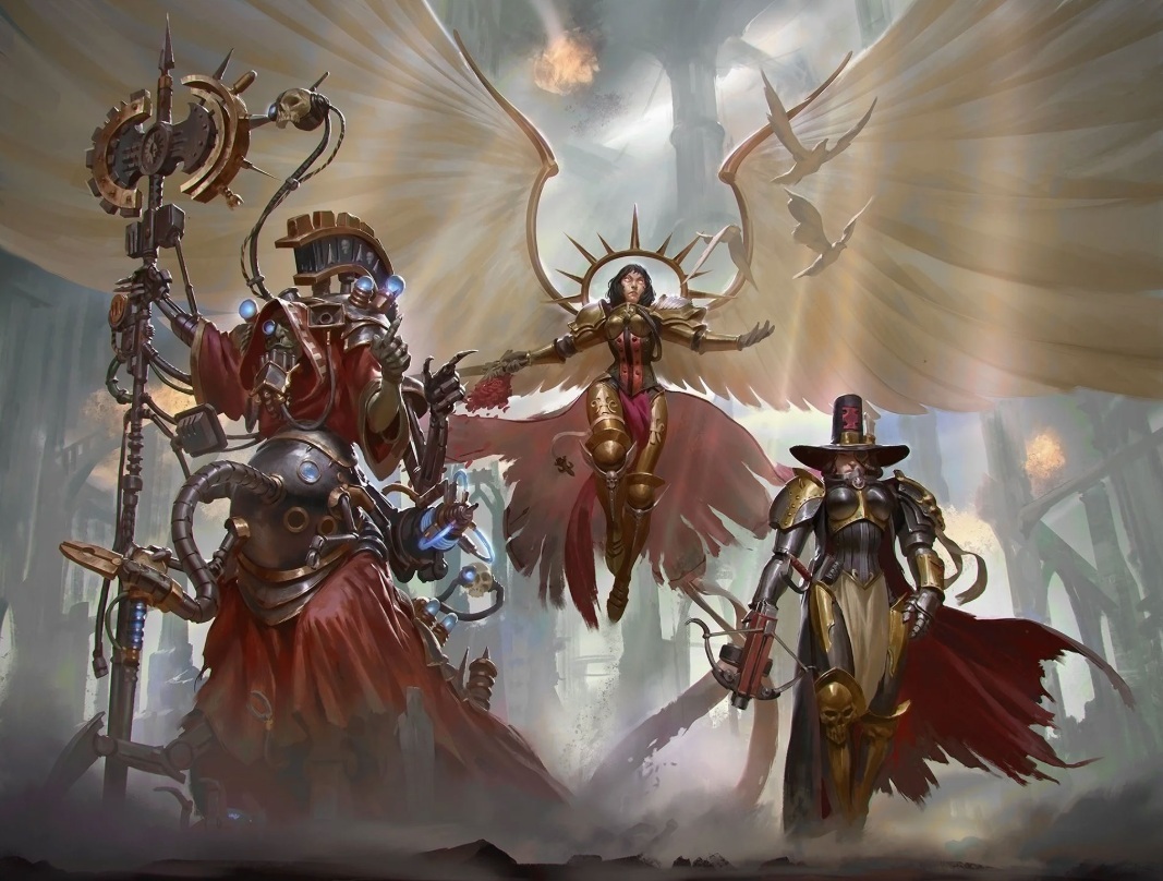 Saint Celestine, Archmagos Belisarius Cawl, Inquisitor Katarinya Greyfax