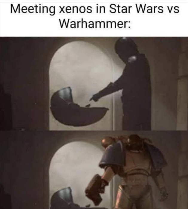 When you politely greet aliens vs. when you greet aliens properly