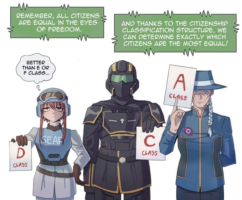 Peak democracy, Warhammer Comic