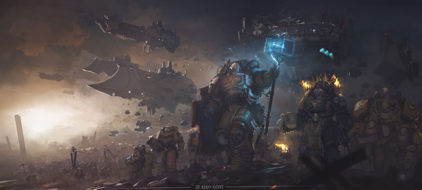 Imperial Fists and Imperial Navy Warships