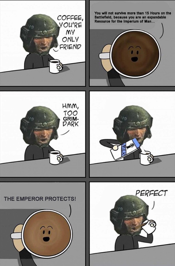 Wait now, what? I’m expendable? Warhammer Comic