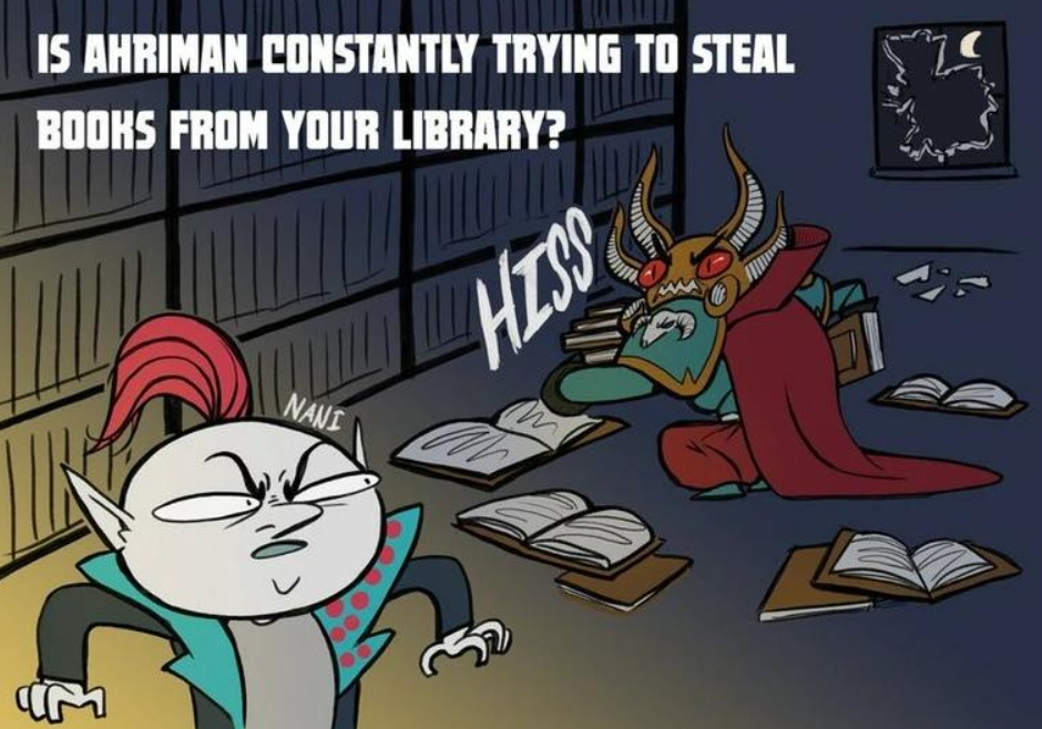 Ahriman is at it again! Warhammer Meme