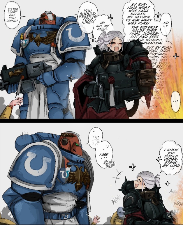 She’s just living her best life, Warhammer Comic