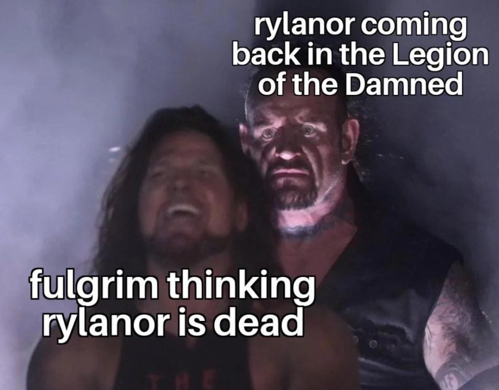 Fulgrim vs Rylanor WWE & Warhammer Meme